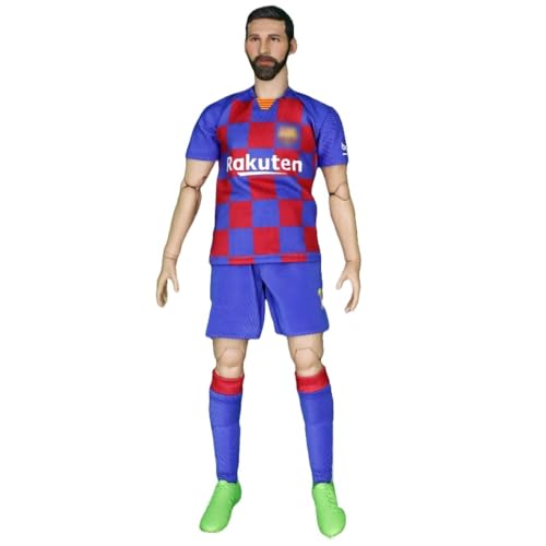 Eamily for Football Star Soldier Figure Handmade PVC Anime Manga Character Model Statue Figure Collectibles Decorations Gifts (Messi) von Eamily