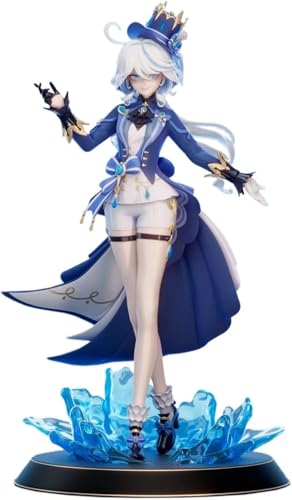 Eamily for Genshin Impact Furina 1/7 Figure PVC miHoYo Anime Game Character Desktop Ornaments Gift (Furina) von Eamily