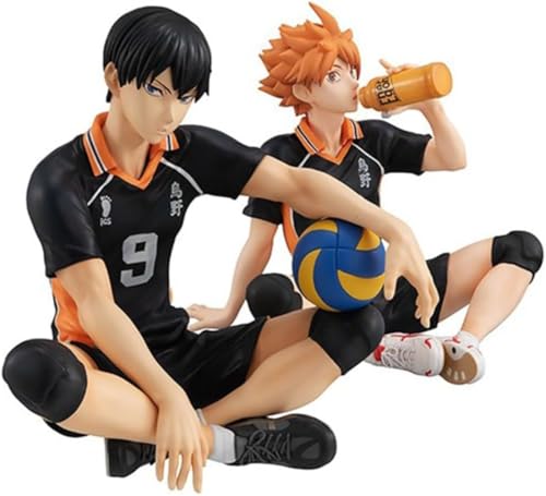 Eamily for Haikyuu Hinata Shoyo Tobio Kageyama Figure Figure Anime PVC Model Statue Home Christmas Decoration Birthday Gift (Haikyuu) von Eamily