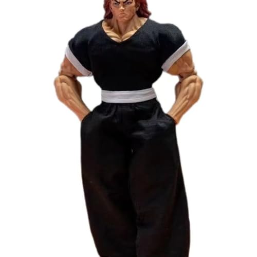 Eamily for Hanma Yujiro Anime Action Figure Model Toy Doll Ornaments Can Be Collected Surprise Gifts von Eamily