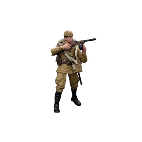 Eamily for Hardcore World War II Soldaten Anime Action Figure Model Toy Doll Ornaments Can Be Collected Surprise Gifts (WWII Sowjetische Infanterie) von Eamily