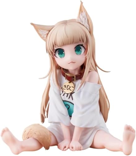 Eamily for Kinako Figure Statue Anime Girls Action Figure PVC Model Kinako Figure Collectible Desktop Decoration Collectible (Type 1) von Eamily