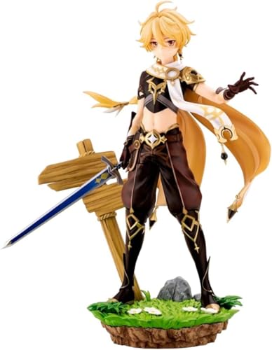 Eamily for Lumine Figure Anime Aether Figure Model Barbara Anime Action Figure Cartoon Character Collections Model 20CM (Barbara) von Eamily