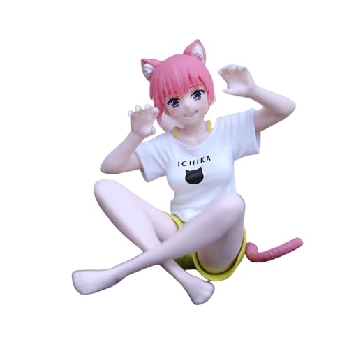 Eamily for Meow Meow Beauty Figure Handmade PVC Anime Manga Character Model Statue Figure Collectibles Decorations Gifts (A Flower) von Eamily