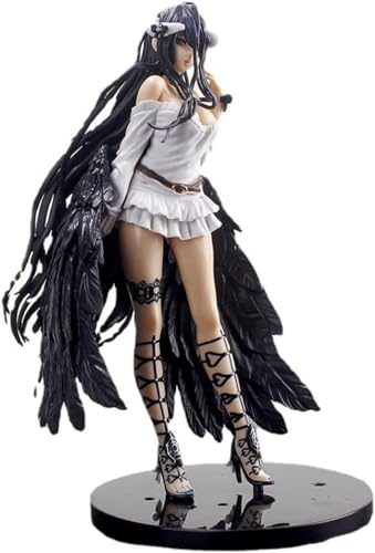 Eamily for Overlord Albedo Figure Overlord Anime Fans Collectible Model Albedo PVC Figure Statue Model Ornaments (Type1) von Eamily