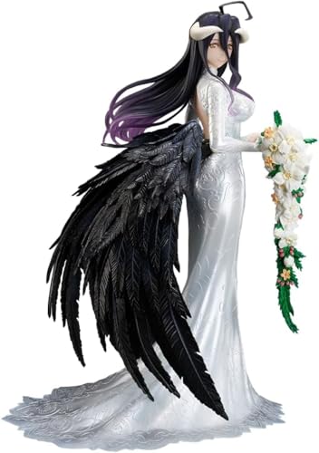 Eamily for Overlord Figure Anime Girl Albedo PVC Action Figure Statue Anime Characters Collection Model Figure Ornaments (Albedo 4) von Eamily