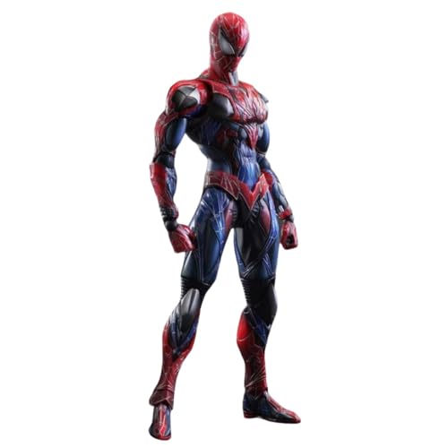 Eamily for PA Modification Hero Anime Action Figure Model Toy Doll Ornaments Can Be Collected Surprise Gifts (Spider Man in Red) von Eamily