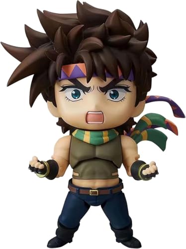 Eamily for Q Version Kujo Jotaro Figur Clayman Figur PVC Wechselbares Gesicht bewegliche Figur Statue Ornamente (Jonathan Joestar B) von Eamily