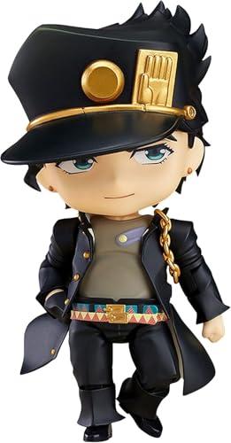 Eamily for Q Version Kujo Jotaro Figur Clayman Figur PVC Wechselbares Gesicht bewegliche Figur Statue Ornamente (Kujo Jotaro) von Eamily