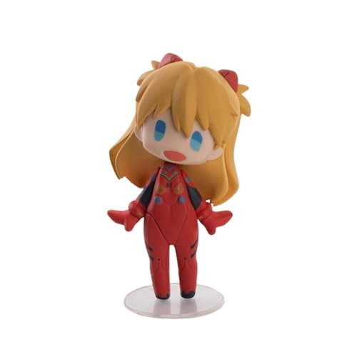 Eamily for Q-version Building Block Series Figure Handmade PVC Anime Manga Character Model Statue Figure Collectibles Decorations Gifts (Asuka Battle Dress) von Eamily