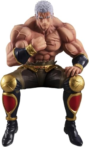 Eamily for Raoh Figure Sitting Action Figure Model PVC Statue, Anime Noodle Stopper Figure Collectible Desktop Decorations (Type 1) von Eamily