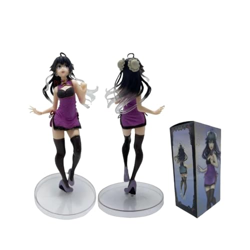 Eamily for Yukinoshita Yukin in My Teen Romantic Comedy SNAFU Anime Action Figure Model Toy Doll Ornaments Can Be Collected Surprise Gifts (Purple Cheongsam) von Eamily