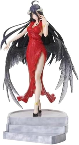 Eamily für Albedo Anime Figuren, Albedo Figur Statuen PVC Modell Anime Actionfigur Geburtstagsgeschenke für Fans (Albedo B) von Eamily