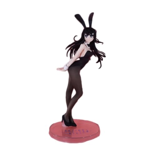 Eamily für Mai Sakurajima Kaninchen Mädchen Stehend Anime Action Figur Modell Spielzeug Puppe Ornamente können gesammelt Werden Überraschung Geschenke von Eamily