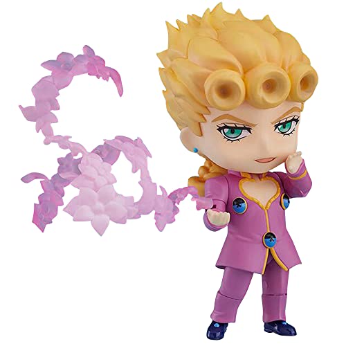 JoJo's Bizarre Adventure Action Figure Statue 10cm/3.9inch JoJo's Weird Adventure Anime Characters Doll PVC Model Collection Figure Ornament Doll Toys Gift (Giorno Giovanna) von Eamily