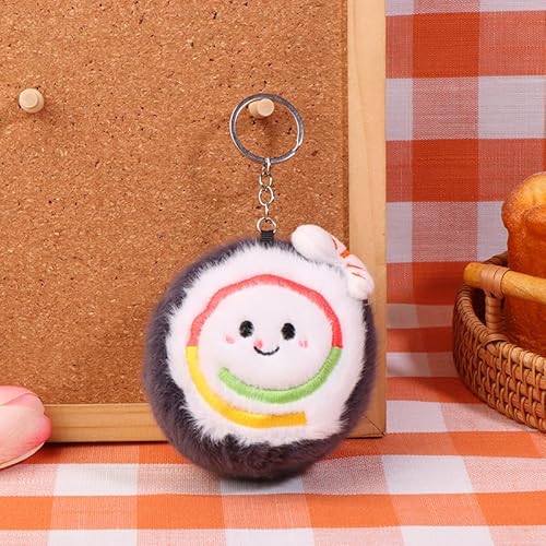 Eastocos Weiche gefüllte Cartoon Sushi Sandwich Brot Plüsch Spielzeug Schlüssel anhänger Rucksack Autos CHL üssel Anhänger Kind Geschenk von Eastocos