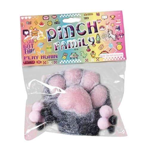 Squishy Cat Paw, Squishy Katze Pfote, Katzenpfoten Squeeze Spielzeug, Cat Paw Squeeze Toy, Süße Katzenpfoten Stressabbau Fidget Toys für Kinder und Erwachsene von Eastuy