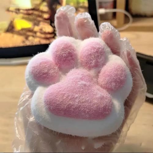 Squishy Cat Paw, Squishy Katze Pfote, Katzenpfoten Squeeze Spielzeug, Cat Paw Squeeze Toy, Süße Katzenpfoten Stressabbau Fidget Toys für Kinder und Erwachsene von Eastuy