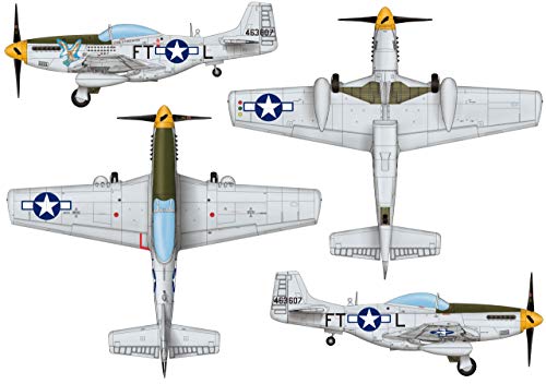 Faller 039325 1/48 P-51D Modellbausatz, Modellbauzubehör, Mehrfarbig von Easy Model