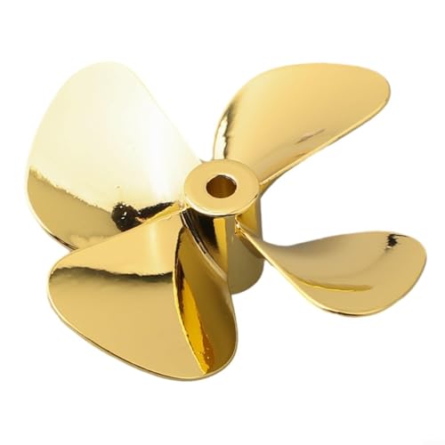 EasyByMall Effizienter Metallpropeller für RC-Boote zum Schleppen und Angeln von Köderschiffen (D60 mm linke Hand) von EasyByMall