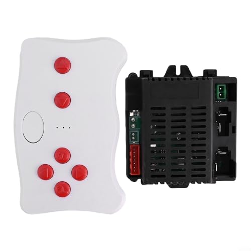 EasyByMall RX57 Steuerbox für Kinder Elektrofahrzeuge sorgt für einen reibungslosen Betrieb mit einem leistungsstarken 2 4G Sender (TX10 und RX57 12V) von EasyByMall