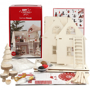 Materialset für Weihnachtsmann-Haus, 1 Set von EasyKit