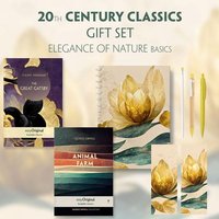 20th Century Classics Books-Set (with audio-online) Readable Classics Geschenkset + Eleganz der Natur Schreibset Basics von EasyOriginal Verlag