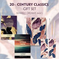 20th Century Classics Books-Set (with audio-online) Readable Classics Geschenkset + Marmorträume Schreibset Basics von EasyOriginal Verlag