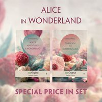 Alice in Wonderland Books-Set (with 2 MP3 audio-CDs) - Readable Classics - Unabridged english edition with improved readability von EasyOriginal Verlag