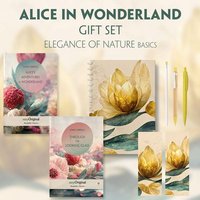 Alice in Wonderland Books-Set (with audio-online) Readable Classics Geschenkset + Eleganz der Natur Schreibset Basics von EasyOriginal Verlag