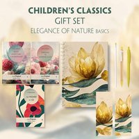 Children's Classics Books-Set (with audio-online) Readable Classics Geschenkset + Eleganz der Natur Schreibset Basics von EasyOriginal Verlag