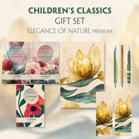 Children's Classics Books-Set (with audio-online) Readable Classics Geschenkset + Eleganz der Natur Schreibset Premium von EasyOriginal Verlag