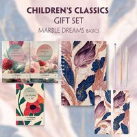 Children's Classics Books-Set (with audio-online) Readable Classics Geschenkset + Marmorträume Schreibset Basics von EasyOriginal Verlag