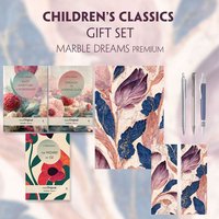 Children's Classics Books-Set (with audio-online) Readable Classics Geschenkset + Marmorträume Schreibset Premium von EasyOriginal Verlag