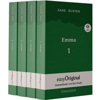 Emma - Teile 1-4 (Buch + 4 MP3 Audio-CD) - Lesemethode von Ilya Frank - Zweisprachige Ausgabe Englisch-Deutsch von EasyOriginal Verlag