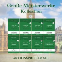 Große Meisterwerke Kollektion Hardcover (Bücher +8 MP3 Audio-CDs) - Lesemethode von Ilya Frank - Zweisprachige Ausgabe Englisch-Deutsch (mit kostenlos von EasyOriginal Verlag