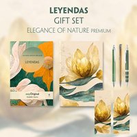 Leyendas (with audio-online) Readable Classics Geschenkset + Eleganz der Natur Schreibset Premium von EasyOriginal Verlag