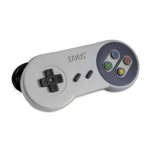 Eaxus® USB Controller für Raspberry Pi/RetroPi PC und Android. Retro Gamepad/Joystick mit 1,4 Meter Kabel. von Eaxus