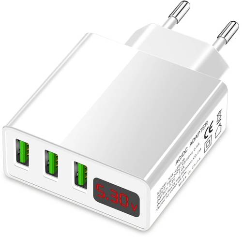 Eaxus USB-Charger Handy Ladegerät USB mit Schnellladefunktion Weiß von Eaxus