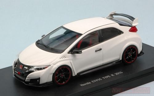 Ebbro Model KOMPATIBEL MIT Honda Civic Type R 2015 White 1:43 DIECAST EB45352 von Ebbro