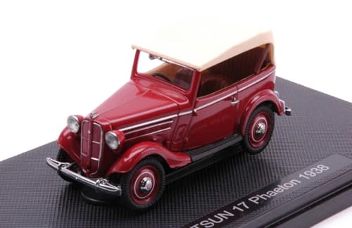 Modell in Maßstab kompatibel mit Datsun 17 Phaeton 1938 Amarant W/Cream Roof 1:43 Ebbro EB44353 von Ebbro