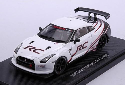 Modell in Maßstab kompatibel mit Nissan Nissan GT-R Rc Racing Version Weiß 1:43 Ebbro EB44442 von Ebbro