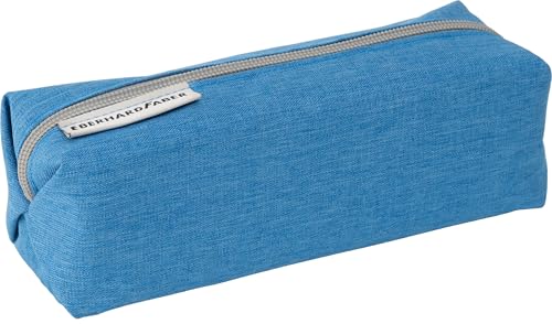 EBERHARD FABER 577405 - Schlamperbox eckig in Jeans blau, Schlamperrolle für Jungen und Mädchen, ohne Inhalt von Eberhard Faber