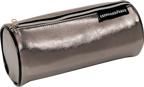 EBERHARD FABER 577489 - Jumbo Schlamperbox Shiny in graphit, Schlamperrolle für Jungen und Mädchen, ohne Inhalt von Eberhard Faber