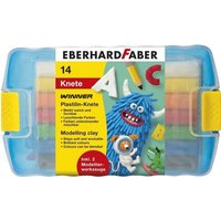 Eberhard Faber 572010 - Plastilin-Knete, inklusive 2 Modellierwerkzeuge von Eberhard Faber