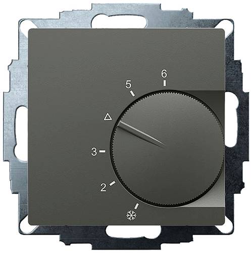 Eberle 191810354302 UTE 1003-Anthrazit-55 Raumthermostat Unterputz Heizen 1St. von Eberle