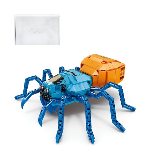 Ebortsin Spinne Bausteine Set, Tiere Klemmbausteine, Simulation Tier Spielzeug Bausteine, Ideas Tier Bausteine Set, Geschenk für Kinder und Erwachsene, 284 Teile von Ebortsin