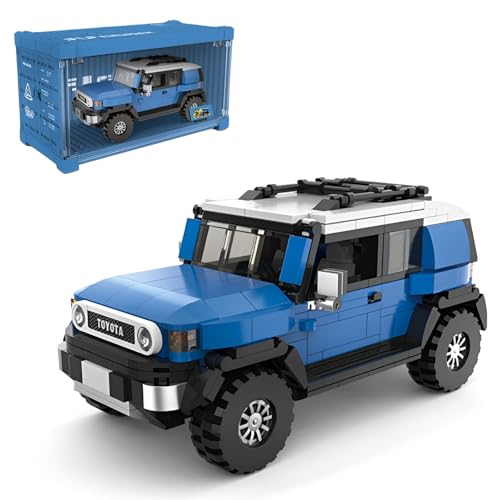 Ebortsin Technik Toyota FJ40 Off-Road Auto Bausteine, 622 Teile Speed Off-Road Champion Sportwagen Klemmbausteine mit Sammelbox, Lizenznummer: TI00297 von Ebortsin