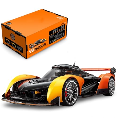 Technik Sports Car Bausteine Set, for MCL Solus GT Technik Rennwagen Klemmbausteine, 2135 Teile Erwachsene Auto Bausteine Spielzeug Home Decors, Kompatibel mit L*** von Ebortsin