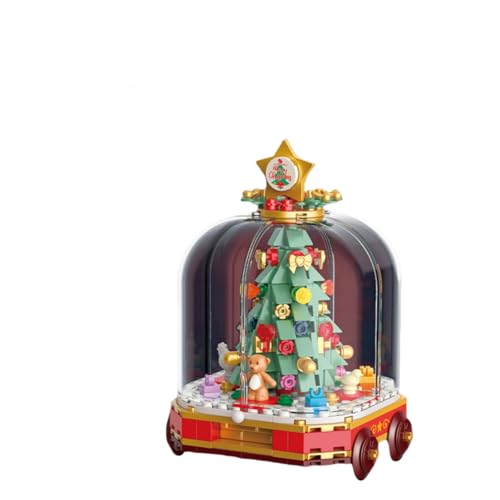 Weihnachten Weihnachtsbaum Bausteine Konstruktionsspielzeug, 269 Teile Weihnachts Adventskalender 2024 Weihnachts Baustein Set, Nette Home Decors, Geschenk für Erwachsene und Kinder von Ebortsin